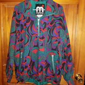 Mistral  Geometric Jacket Ski sz L 80's 90's